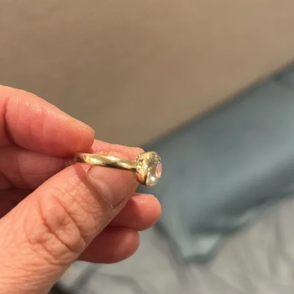 2 carat cushion cut diamond 14k solid - Picture 5 of 11